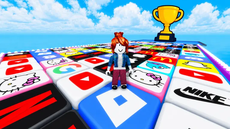Logo Block Race on Roblox
