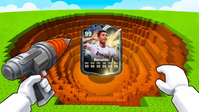 Drill for Soccer Cards on Roblox