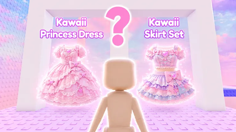 Would You Rather: Kawaii Fashion Tower by keep it pushing on Roblox