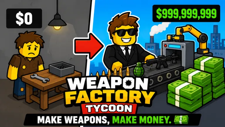 Weapon Factory Tycoon on Roblox