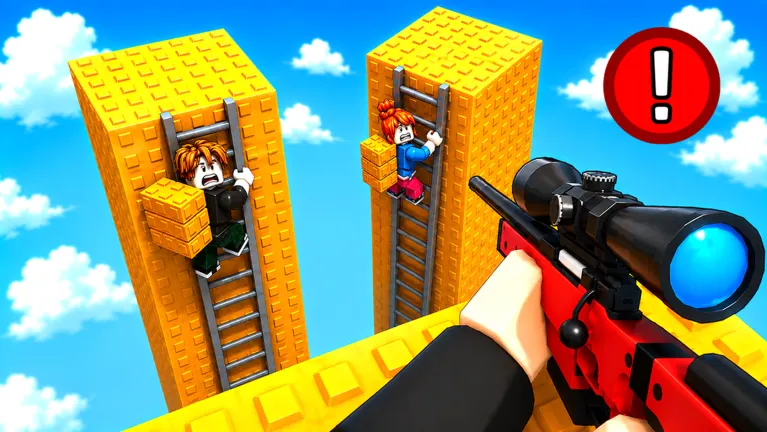 Build a Tower to Become Sniper on Roblox