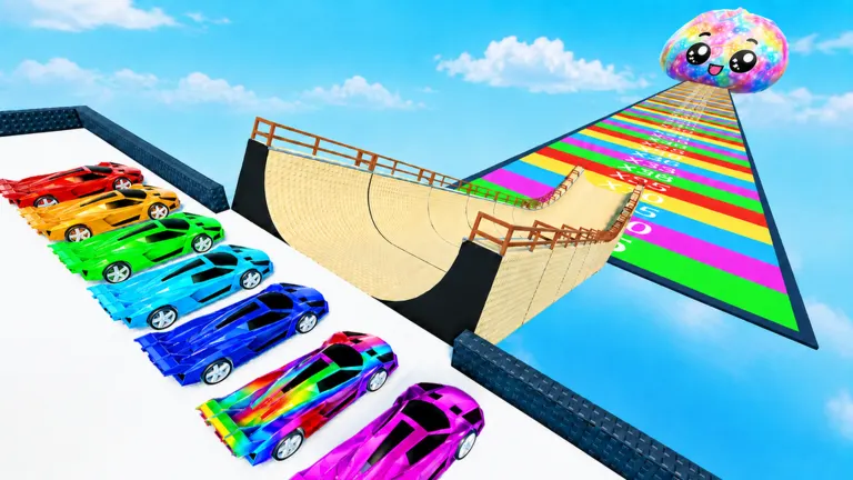 MEGA RAMP FOR SLIME on Roblox