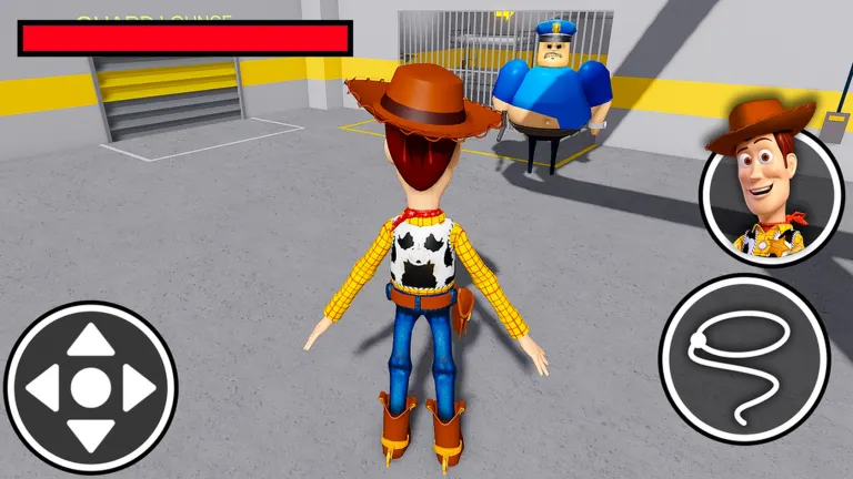 TOY STORY POLICE FAMILY PRISON RUN ESCAPE! (Obby) on Roblox