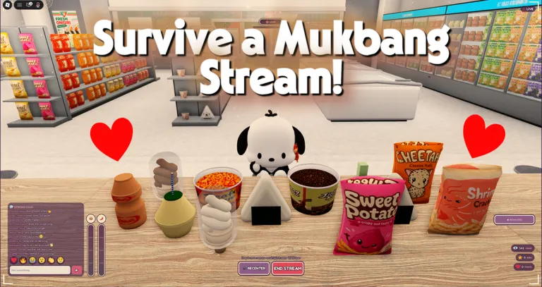 Survive a Mukbang Stream (BETA) on Roblox
