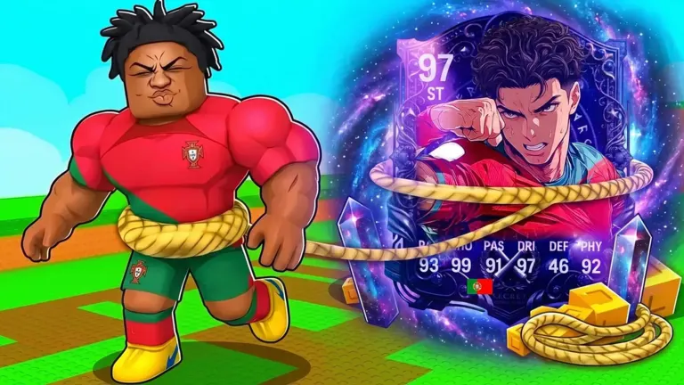 Pull and Spin Soccer Cards on Roblox