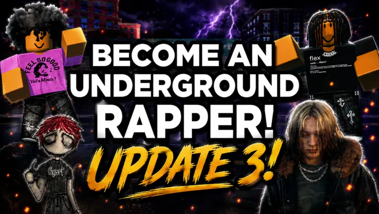 [UPDATE 4!] BECOME AN UNDERGROUND RAPPER! on Roblox