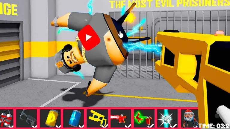 YOUTUBE POLICE PRISON RUN! (Obby) on Roblox