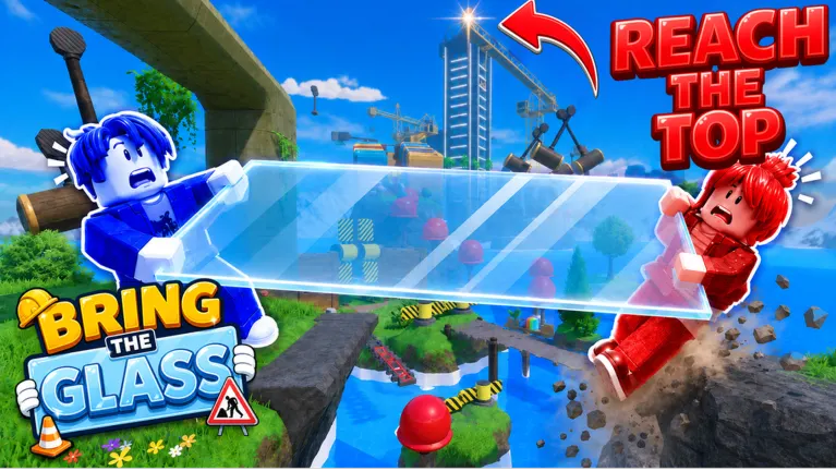 Carry the Glass Together! [2 Player Obby] on Roblox