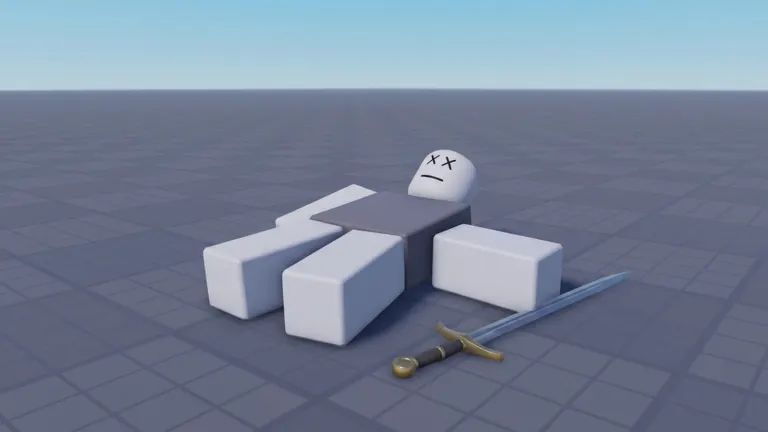 sword fight on a baseplate on Roblox