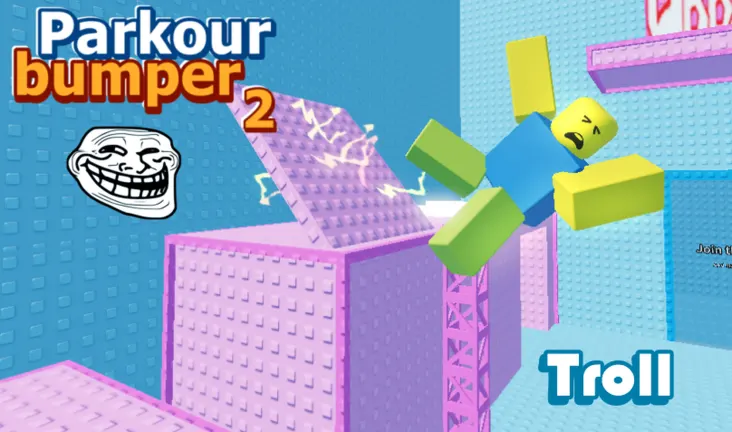 Parkour bumper 2 باركور معاه صداع on Roblox