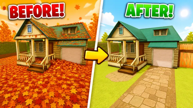 Clean all the leaves! on Roblox
