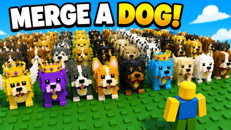 Merge Puppies vs Monsters on Roblox