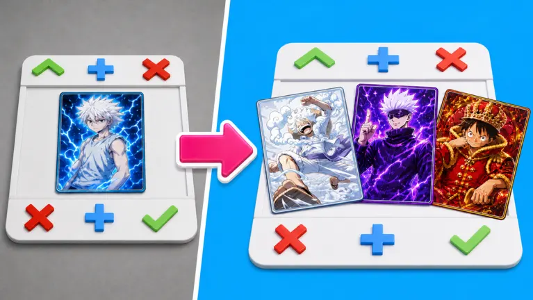 Trade Anime Cards on Roblox