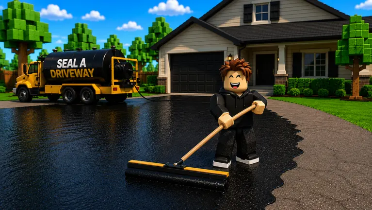 Seal A Driveway on Roblox
