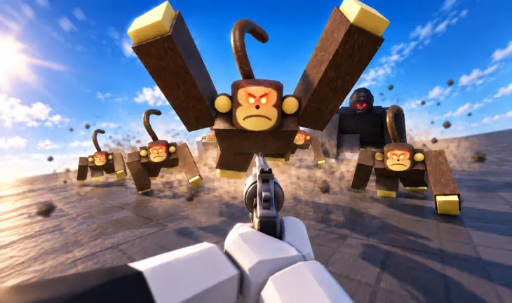Survive a Million Monkeys on Roblox