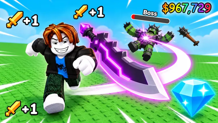 +1 Sword Loot Monarch on Roblox