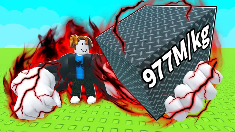 Lift a Cube on Roblox