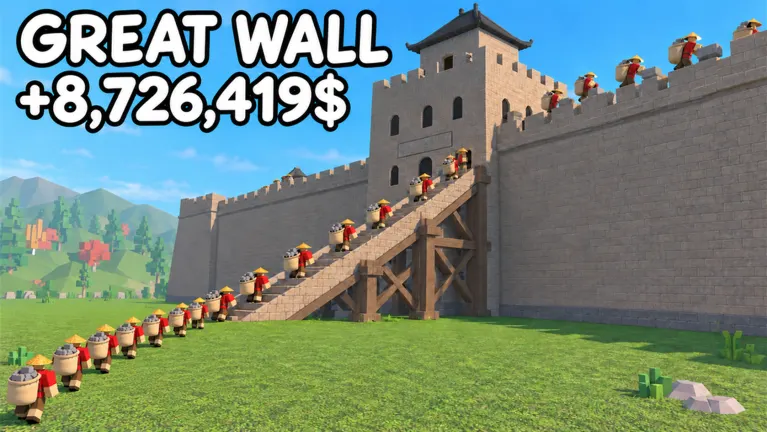 Build the Great Wall! on Roblox
