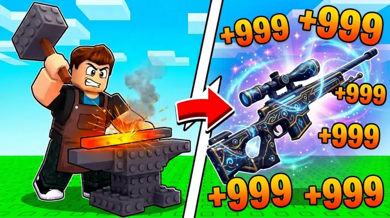+1 Gun Forge on Roblox