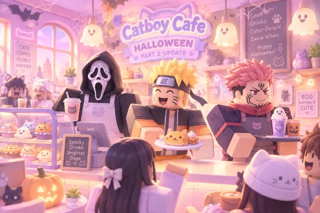 [ PART 2] Own a Catboy Café on Roblox