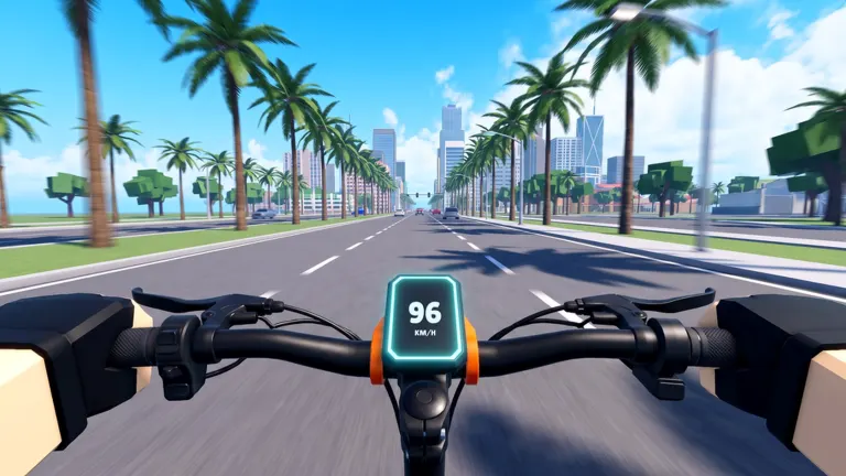 Wheelie a Kukirin: Escooter Simulator on Roblox