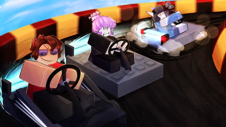 Drifting on a Brick on Roblox