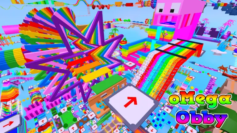 oMega Obby 727 Stages! on Roblox