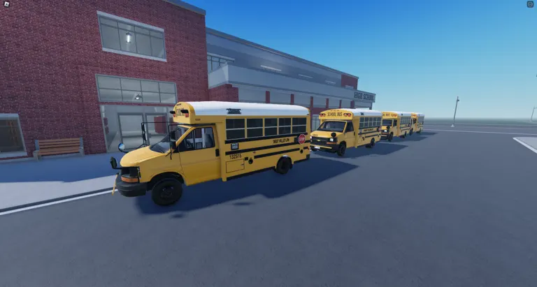 [2 New BUSES!] California School Bus Simulator on Roblox