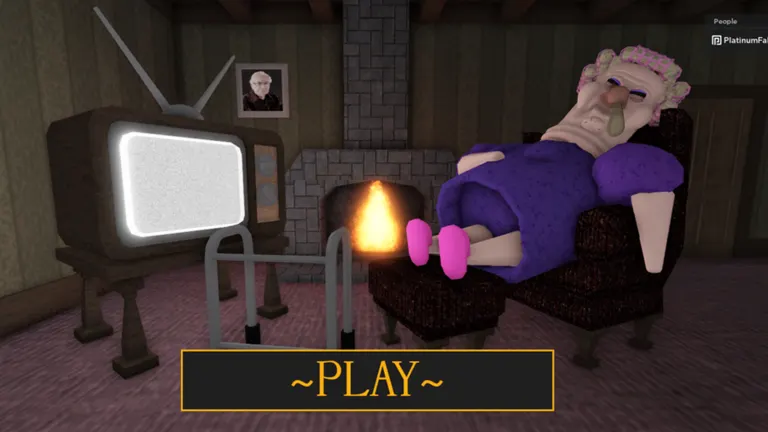 GRUMPY GRAN! (SCARY OBBY) on Roblox