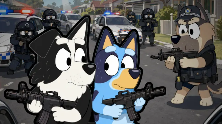 Block City Wars Bluey: Cops and Robbers [ALPHA] on Roblox