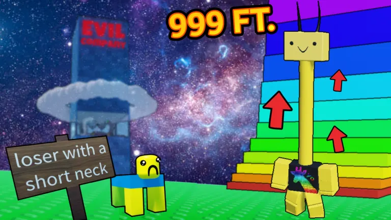 Every Second Your Neck Grows on Roblox