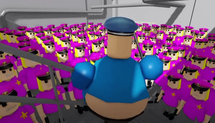 POLICE GIRL PRISON RUN! (Obby) on Roblox
