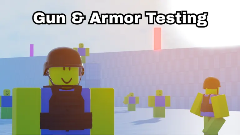 Gun and Armor Testing on Roblox