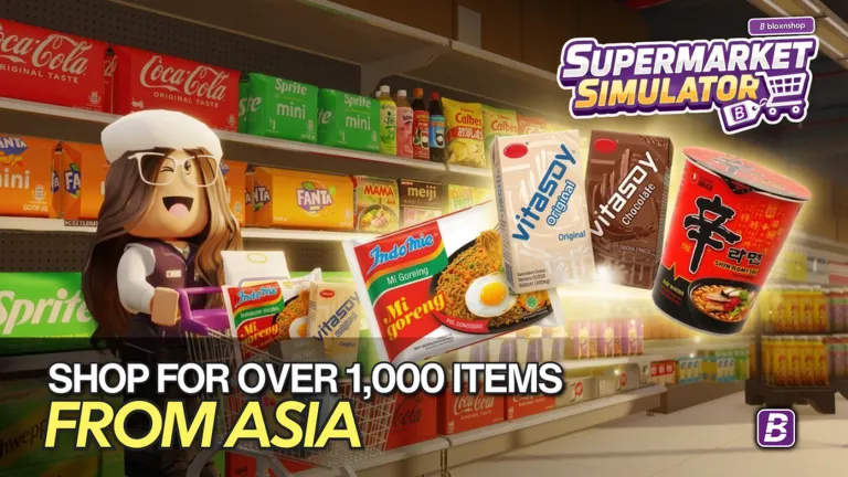 Asian Supermarket Simulator BloxNShop on Roblox