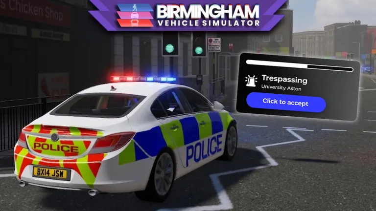Birmingham Vehicle Simulator on Roblox