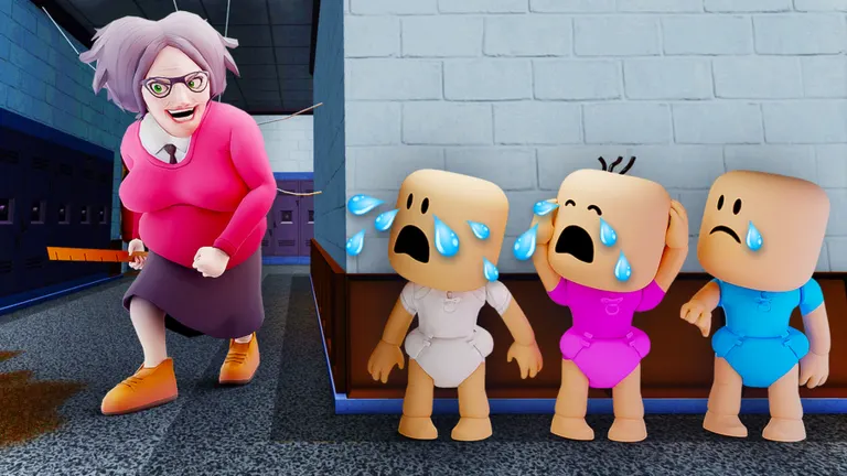 Escape Scary Teacher School on Roblox