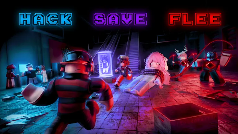 10 Player Flee on Roblox