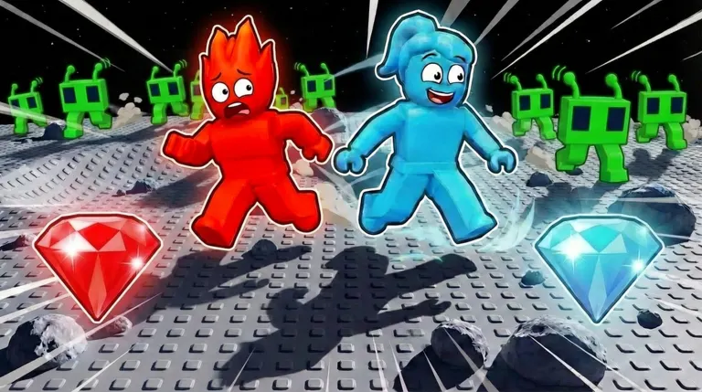 Water & Fire [2 Player Obby] on Roblox