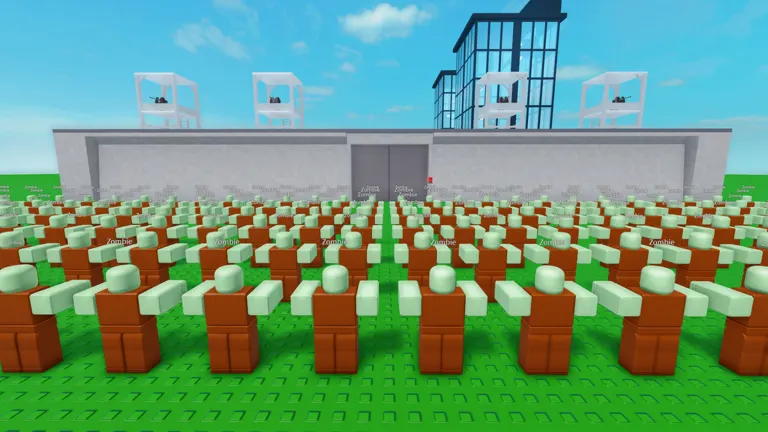 Zombie Base Attack on Roblox