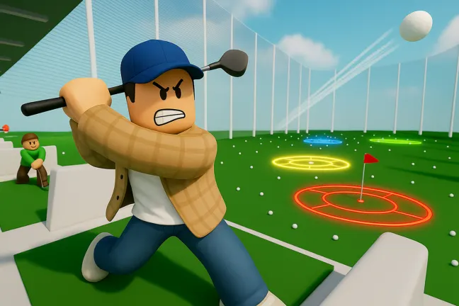 Golf Range Tycoon on Roblox