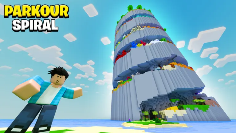 Parkour Spiral on Roblox