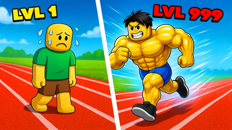 Gym Track Race on Roblox