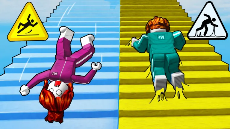Slippery Stairs on Roblox