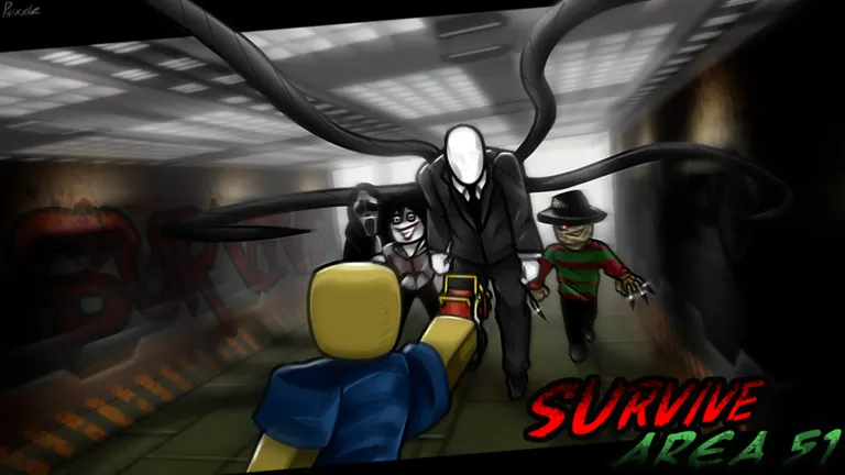 Survive and Kill the Killers in Area 51!!! on Roblox