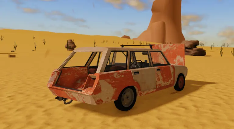 A desrt on Roblox