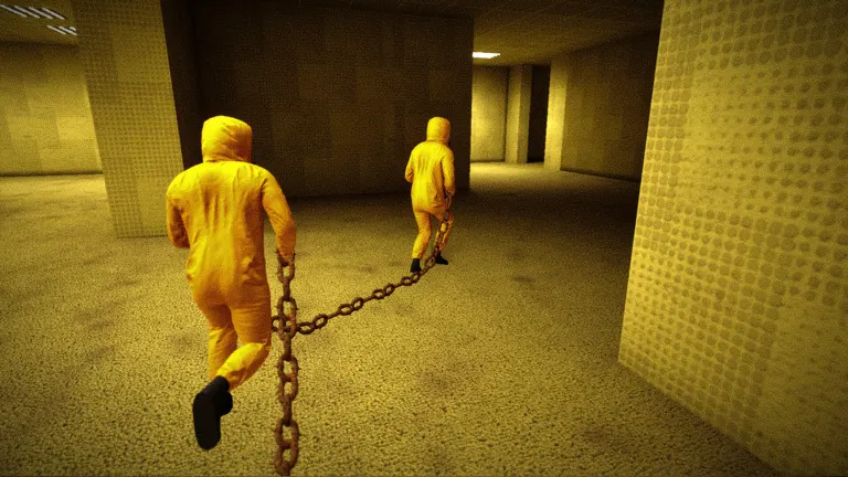 Chained in Backrooms on Roblox