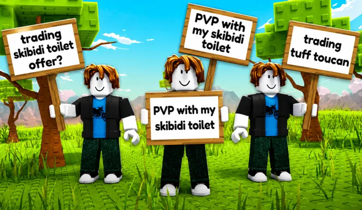 Steals a Brainrot Trading Plaza on Roblox