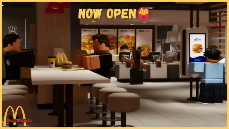 Work at McDonalds Liverpool on Roblox