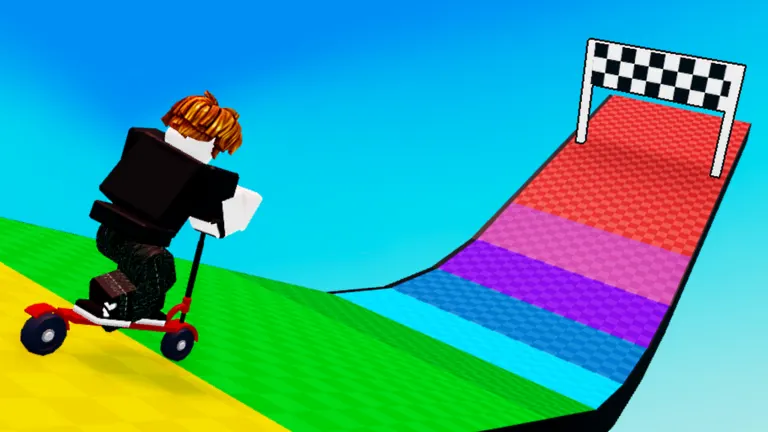 Obby But You're on a Scooter on Roblox
