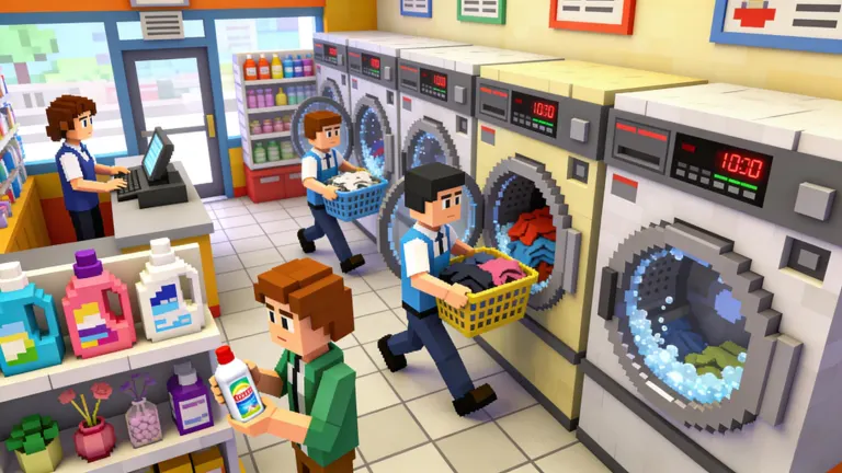 Laundry Store Simulator on Roblox